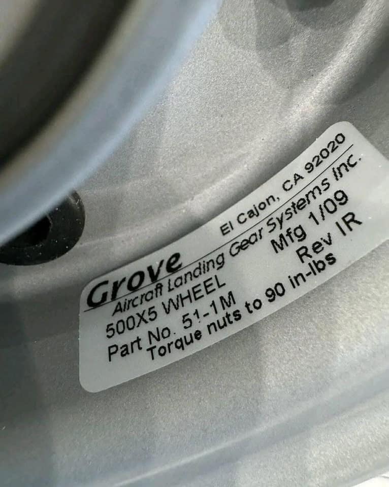 Grove Aircraft Wheels Image 3