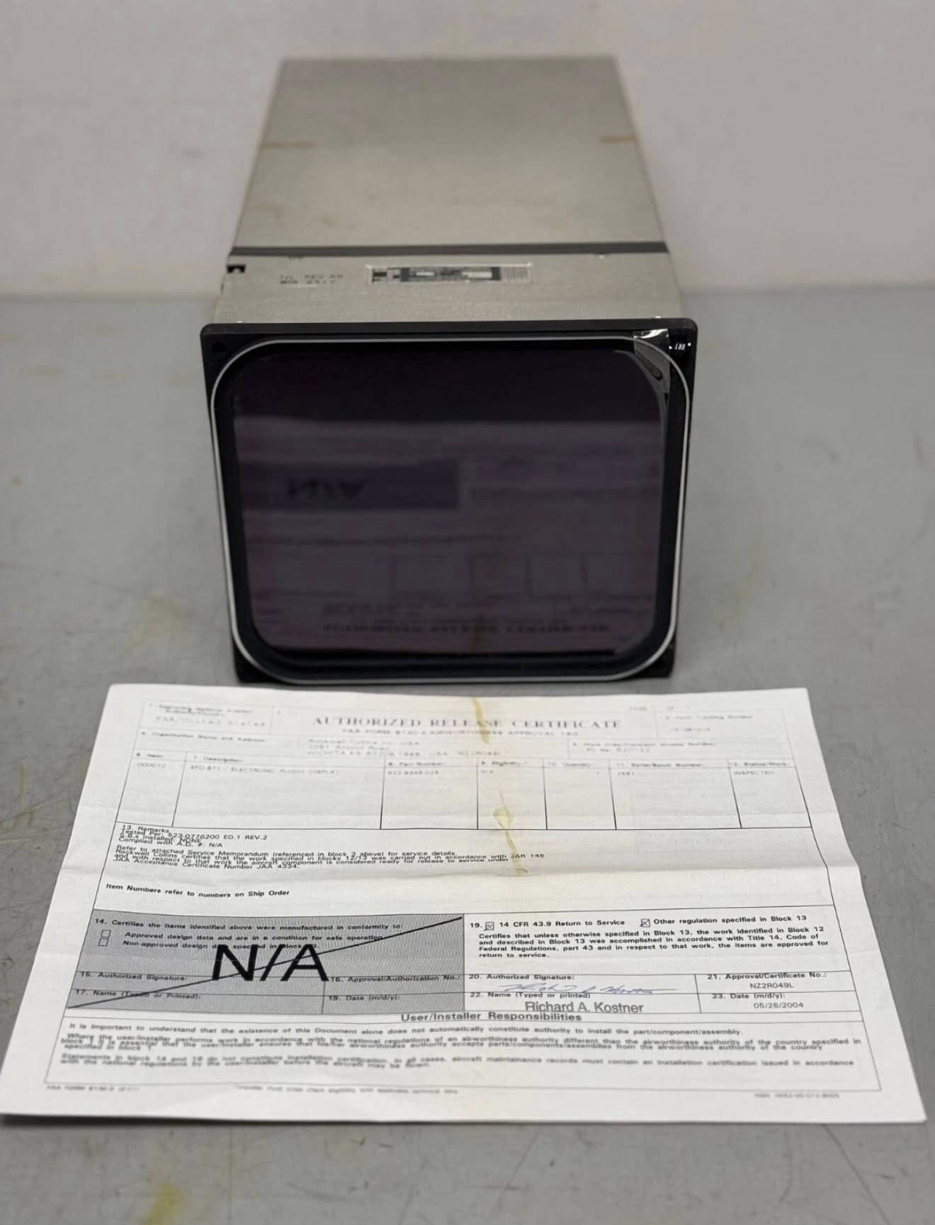 Electronic Flight Display